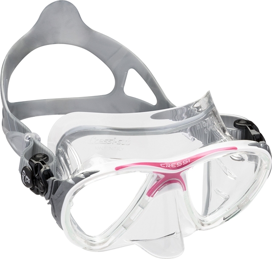 CRESSI BIG EYES EVOLUTION MASK SIL CRYSTALL/FRAME PINK