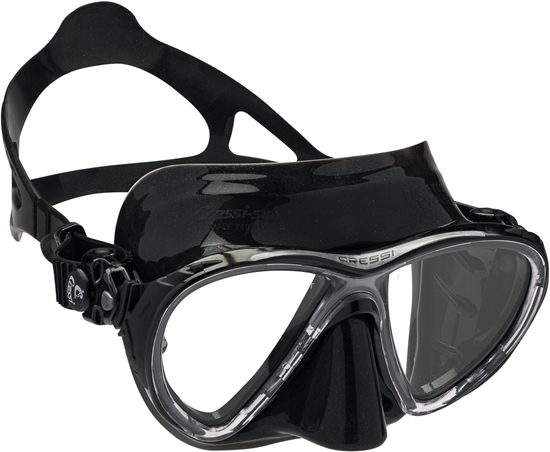 CRESSI BIG EYES EVOLUTION MASK SIL BLACK/FRAME BLACK