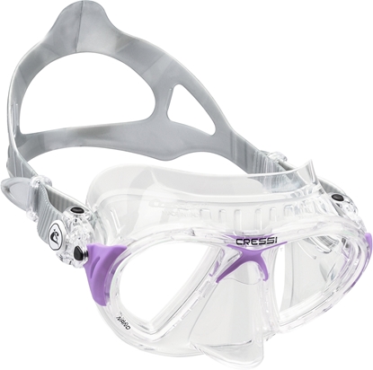 CRESSI NANO MASK SIL CRYSTAL/FRAME LILAC