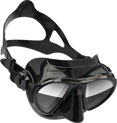 CRESSI NANO MASK SIL BLACK/FRAME BLACK LEN HD