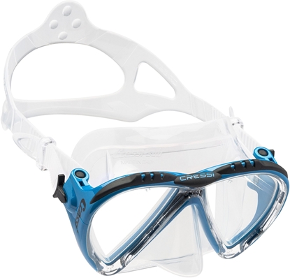 CRESSI LINCE MASK SIL CLEAR/FRAME BLUE