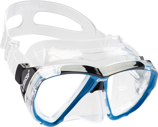 CRESSI BIG EYES MASK SIL CLEARL/FRAME AZURE