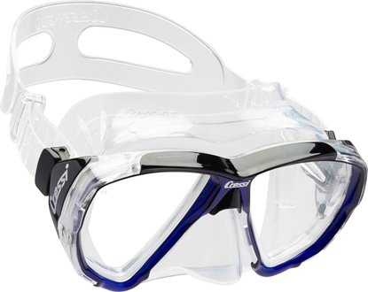 CRESSI BIG EYES MASK SIL CLEARL/FRAME BLUE INK