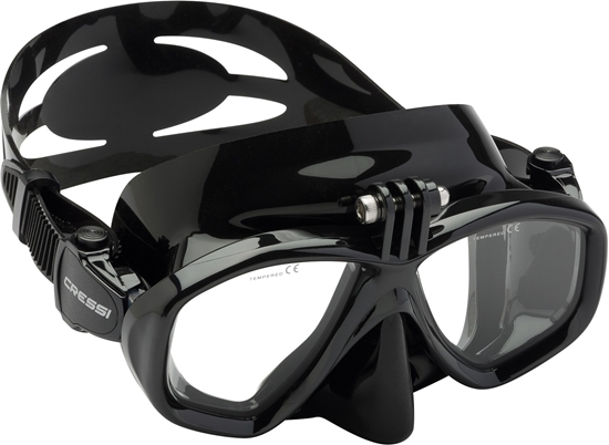 CRESSI ACTION MASK SIL BLACK/FRAME BLACK