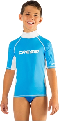 CRESSI RASH GUARD OTROŠKA MAJICA KRATKI ROKAVI MODRA