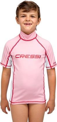 CRESSI RASH GUARD OTROŠKA MAJICA KRATKI ROKAVI ROZA