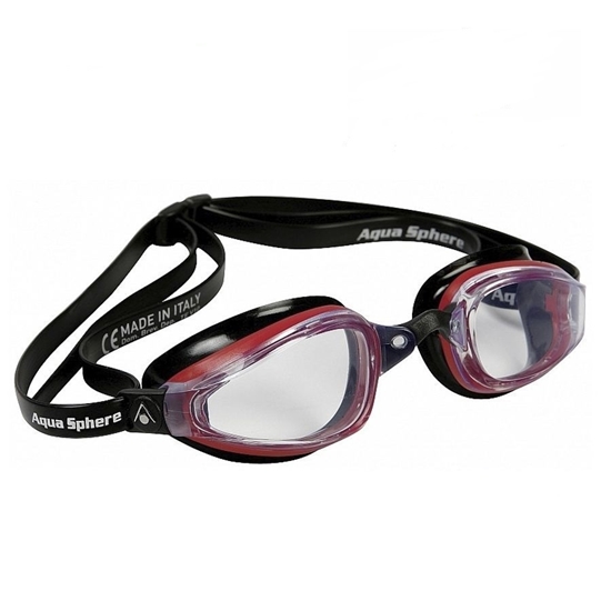 Aquasphere Michael Phelps MP K180 očala črn silikon/rdeč okvir