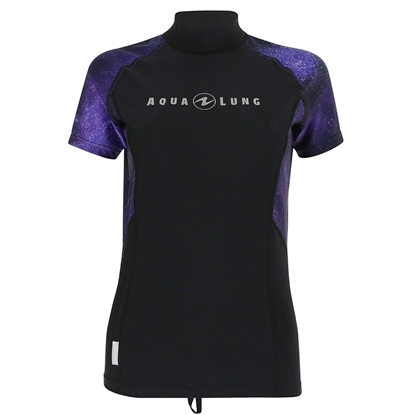 AquaLung RASHGUARD GALACTIC ŽENSKA MAJICA S KRATKIMI ROKAVI VIJOLIČNA