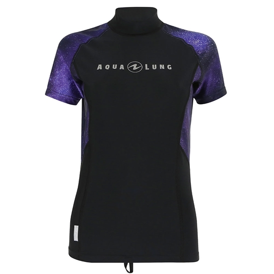 AquaLung RASHGUARD GALACTIC ŽENSKA MAJICA S KRATKIMI ROKAVI VIJOLIČNA