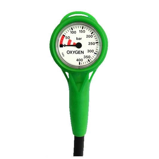 Termo Industria SPG 2K O2 clean analogni manometer nitrox s cevjo