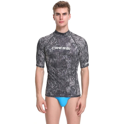 Cressi RASHGUARD moški kratek rokav  maskirna L/4 (52)