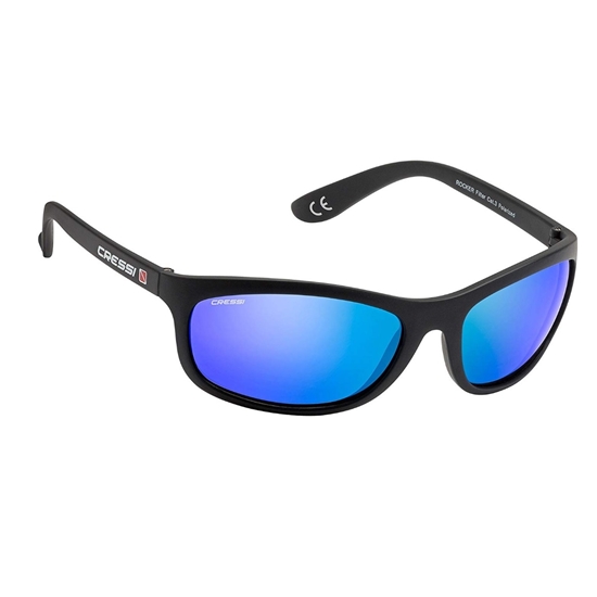 Cressi Rocker sončna očala črn okvir / modre mirror leče