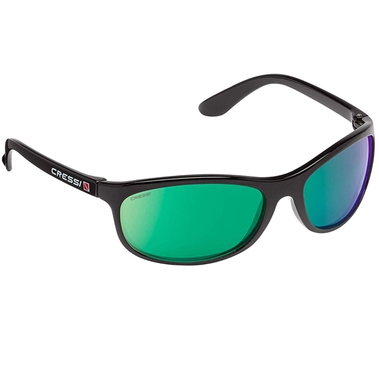 Cressi Rocker sončna očala črn okvir / zelene mirror leče
