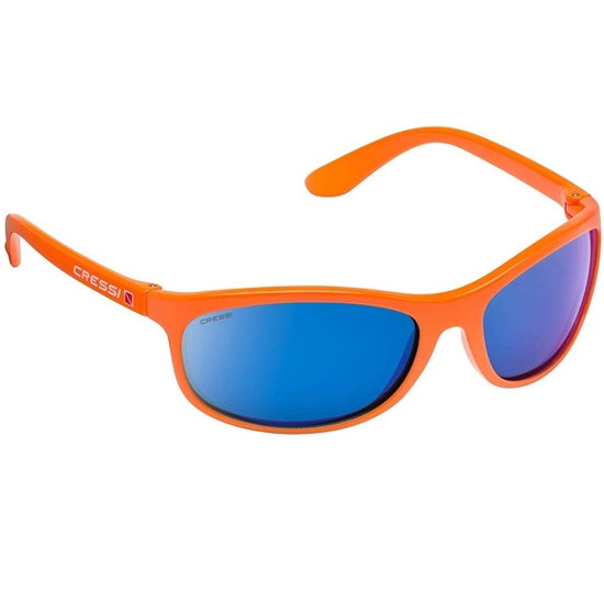 Cressi Rocker sončna očala oranžen okvir / modre mirror leče