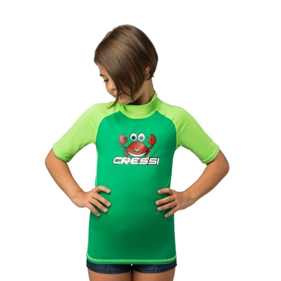 Cressi CRABBY junior rashguard  zelena