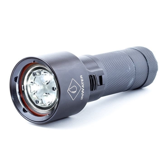 Picture of InWater TC06 MK2 akumulatorska podvodna LED svetilka črna