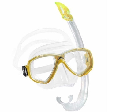 Cressi  Perla Mare set   prozorna/rumena