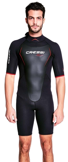 CRESSI ALTUM MOŠKI SHORTY 3mm ČRNA/RDEČA