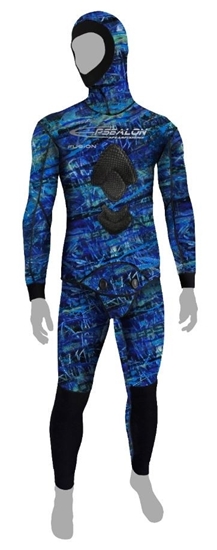 EPSEALON Blue Fusion obleka 3mm   Maskirna