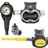 CRESSI T10 SC/MASTER CROMO regulator + MG oktopus + manometer