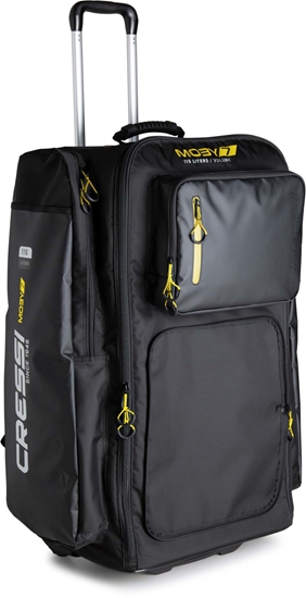 CRESSI CRESSI MOBY 7 POTOVALNA TORBA   črna/rumena