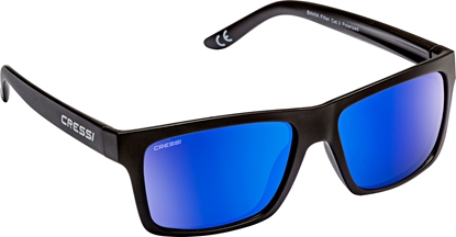 CRESSI CRESSI BAHIA FLOATING SONČNA OČALA    ČRN OKVIR/MODRE MIRROR LEČE