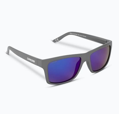 CRESSI CRESSI BAHIA FLOATING SONČNA OČALA    TEMNO SIV OKVIR/MODRE MIRROR LEČE