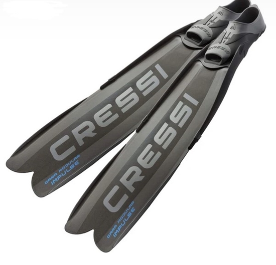 CRESSI  GARA TURBO IMPULSE PLAVUTI   ČRNA