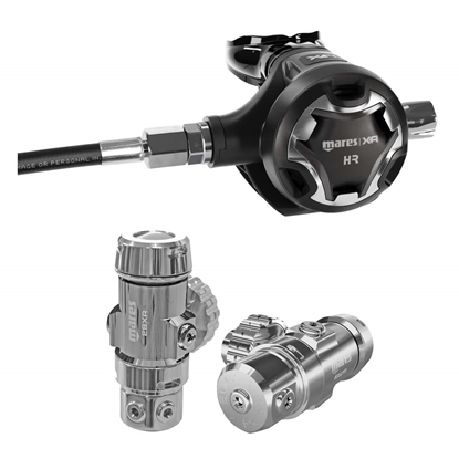 MARES Regulator Set 28XR - HR - FULL SM TEK XR LINE   črna/srebrna