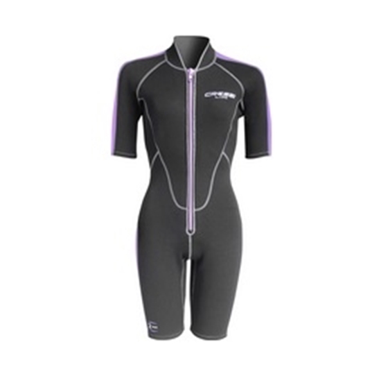 CRESSI LIDO ŽENSKI shorty 2mm  črna/lila