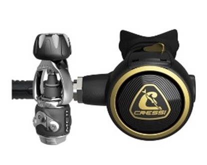 CRESSI MC11 + Zen Regulator INT    črna/zlata