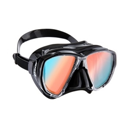 CRESSI BIG EYES MASKA 380 UV    črna/modre-oranžne uv leče