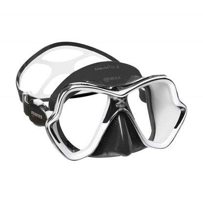 MARES Maska X-VISION CHROME LS   črna/bela