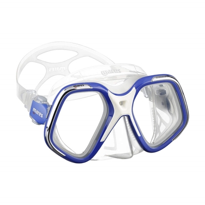 MARES Maska CHROMA UP   prozorna/modra