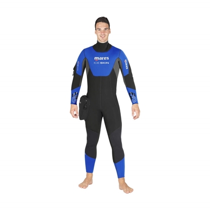 MARES Mokra obleka ICE SKIN 70 Man 7mm  črna/modra