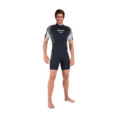 MARES Mokra obleka SHORTY REEF 2.5mm Man 2,5mm  črna/bela