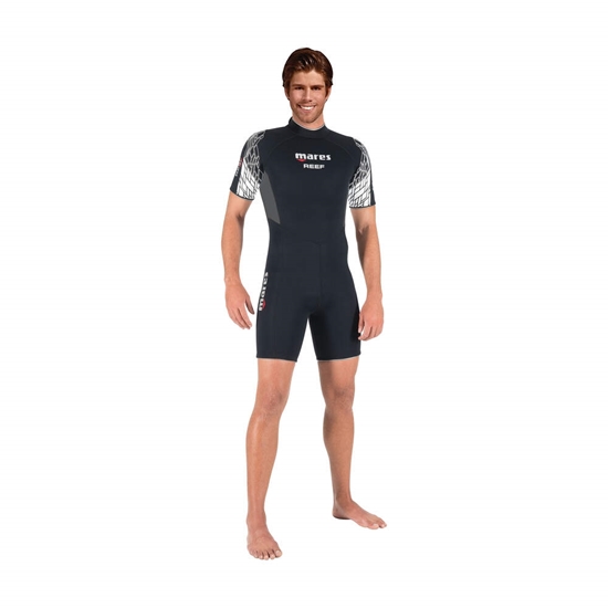 MARES Mokra obleka SHORTY REEF 2.5mm Man 2,5mm  črna/bela