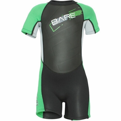 BARE Manta otroški shorty 2mm  zelena 8let
