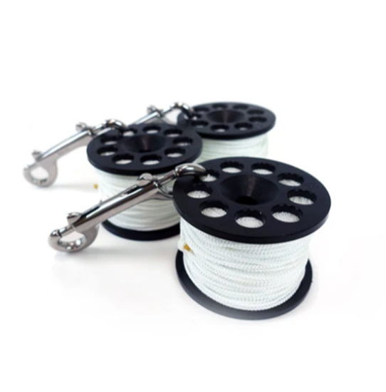 INWATER SPOOL MLINČEK S KARABINOM 30m