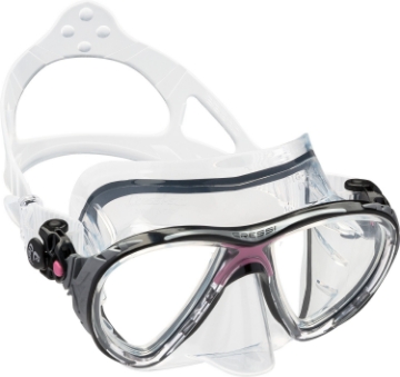CRESSI BIG EYES EVOLUTION MASK SIL CLEAR/FRAME PINK CRESSI BIG EYES EVOLUTION MASK SIL CLEAR/FRAME PINK