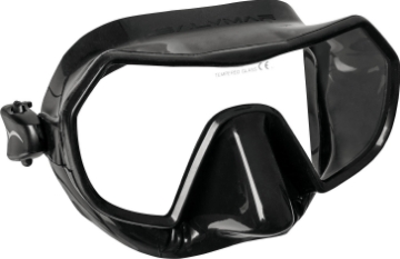 Salvimar Endless maska črn silikon, črna Salvimar Endless maska črn silikon, črna