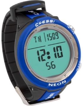Cressi NEON BLUE računalnik/globinomer modra Cressi NEON BLUE računalnik/globinomer modra