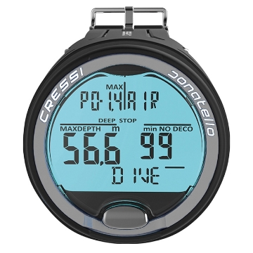 Cressi Donatello potapljaški računalnik   črno siva Cressi Donatello potapljaški računalnik   črno siva