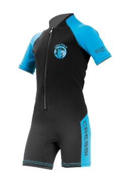 Cressi LITTLE SHARK otroški shorty 2mm črno modra Cressi LITTLE SHARK otroški shorty 2mm črno modra