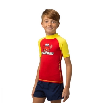 Cressi CRABBY junior rashguard  rdeča Cressi CRABBY junior rashguard  rdeča