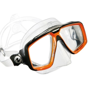 Aqualung  Look HD maska   PROZORNA/ČRNA/ORANŽNA Aqualung  Look HD maska   PROZORNA/ČRNA/ORANŽNA