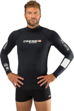 CRESSI RASH GUARD MAJICA MOŠKA DOLGI ROKAVI   ČRNA CRESSI RASH GUARD MAJICA MOŠKA DOLGI ROKAVI   ČRNA