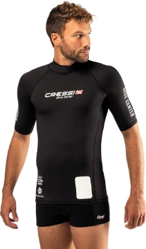 CRESSI RASH GUARD MAJICA MOŠKA KRATKI ROKAVI   ČRNA CRESSI RASH GUARD MAJICA MOŠKA KRATKI ROKAVI   ČRNA