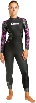 CRESSI ENODELNA PLAVALNA OBLEKA KUAWE ŽENSKA 2/3/4mm   ČRNO/LILA CRESSI ENODELNA PLAVALNA OBLEKA KUAWE ŽENSKA 2/3/4mm   ČRNO/LILA