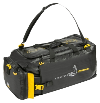 CRESSI CRESSI MEGATTERA POTAPLJAŠKA TORBA   črna/rumena CRESSI CRESSI MEGATTERA POTAPLJAŠKA TORBA   črna/rumena